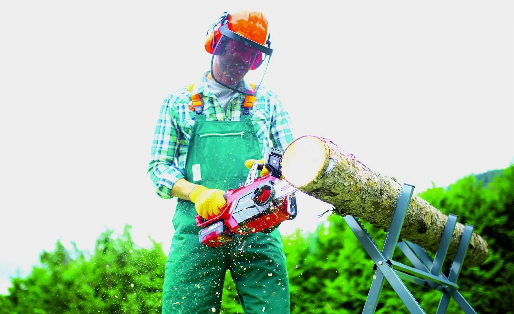 Аккумуляторная цепная пила Einhell Power X-Change GE-LC 18 Li Set - 2