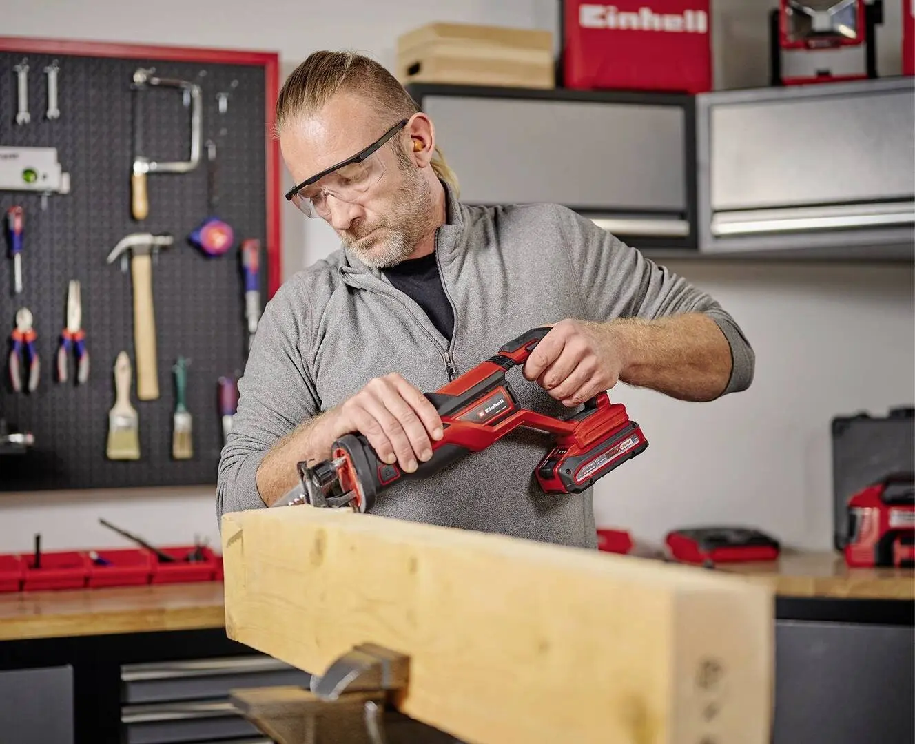 Аккумуляторная сабельная пила Einhell TE-AP 18/26 Li-Solo - 2