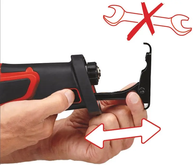 Аккумуляторная сабельная пила Einhell TP-AP 18/28 Li BL - Solo - 5