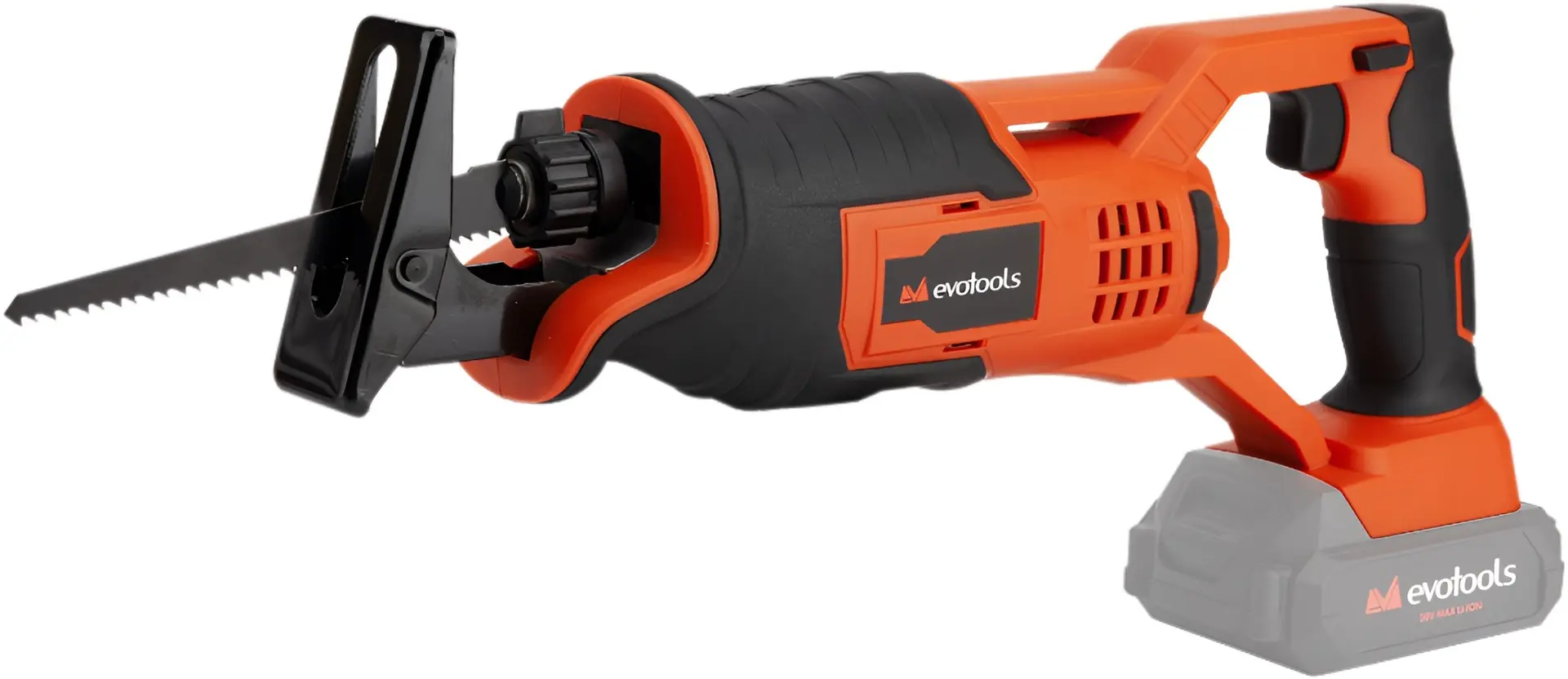 Ferastrau sabie cu acumulator Evotools MAX 20V Power (Black/Orange)