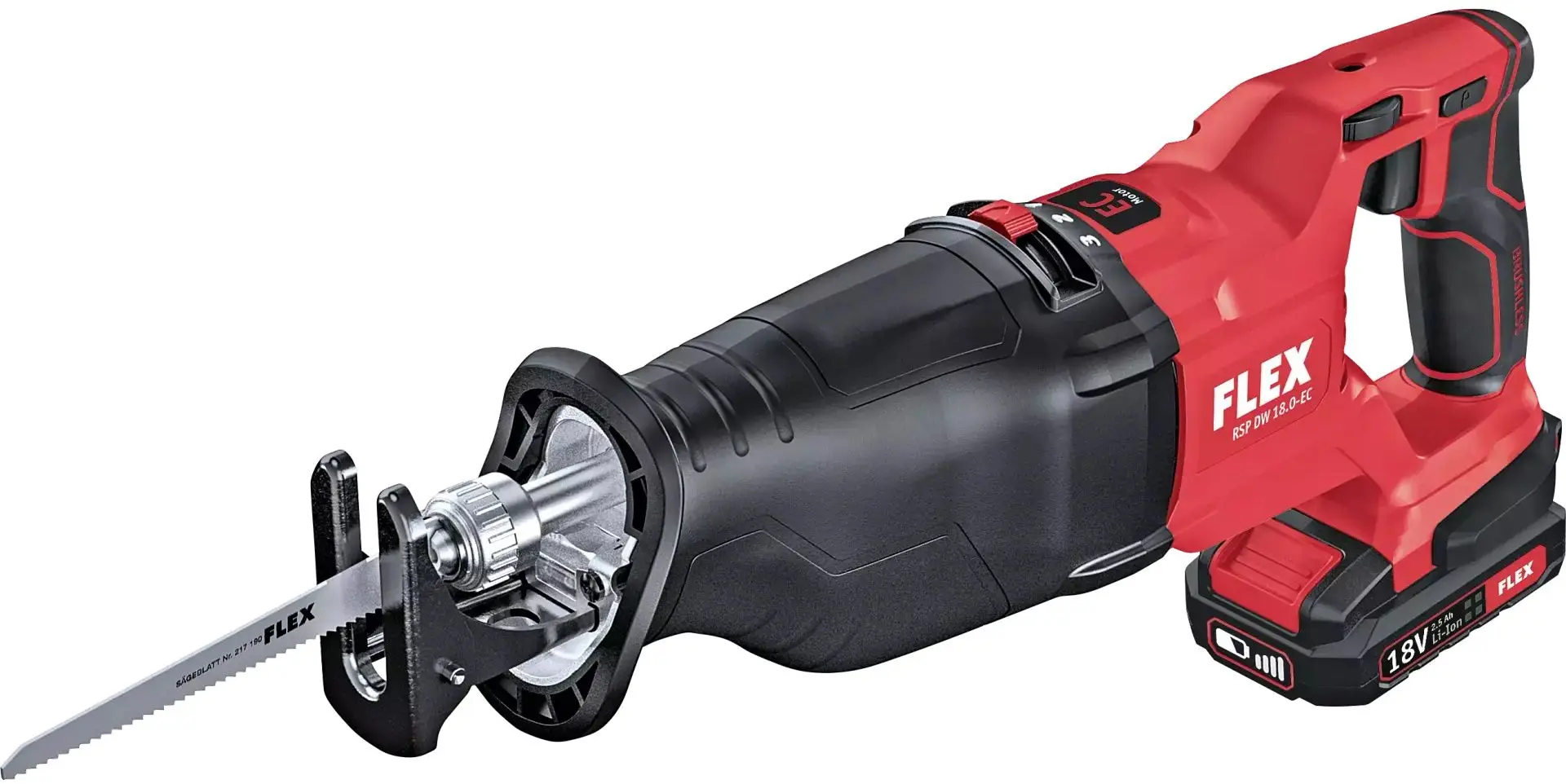 Аккумуляторная сабельная пила Flex RSP DW 18.0-EC 5.0 Set - 2