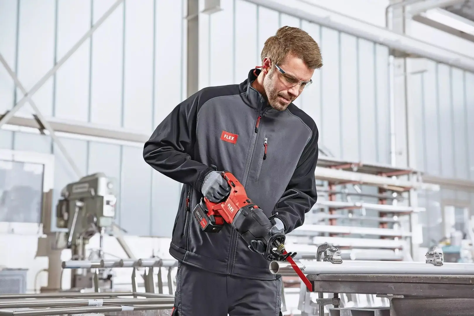 Аккумуляторная сабельная пила Flex RSP DW 18.0-EC 5.0 Set - 4