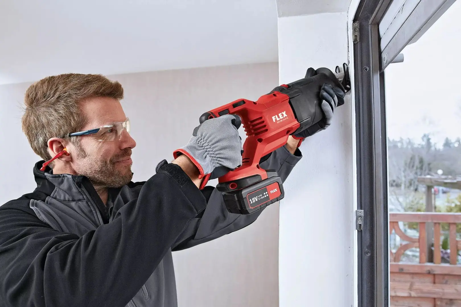 Аккумуляторная сабельная пила Flex RSP DW 18.0-EC 5.0 Set - 5