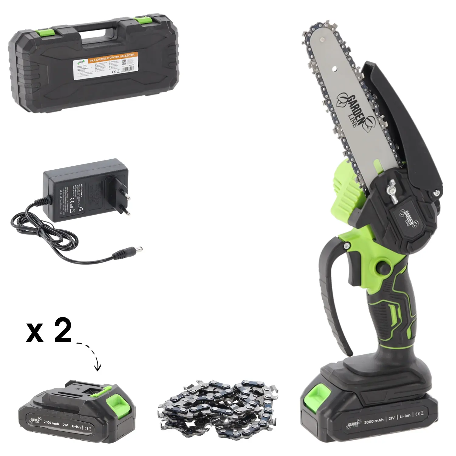 Ferastrau cu lant cu acumulator GardenLine WAN5493 - 3