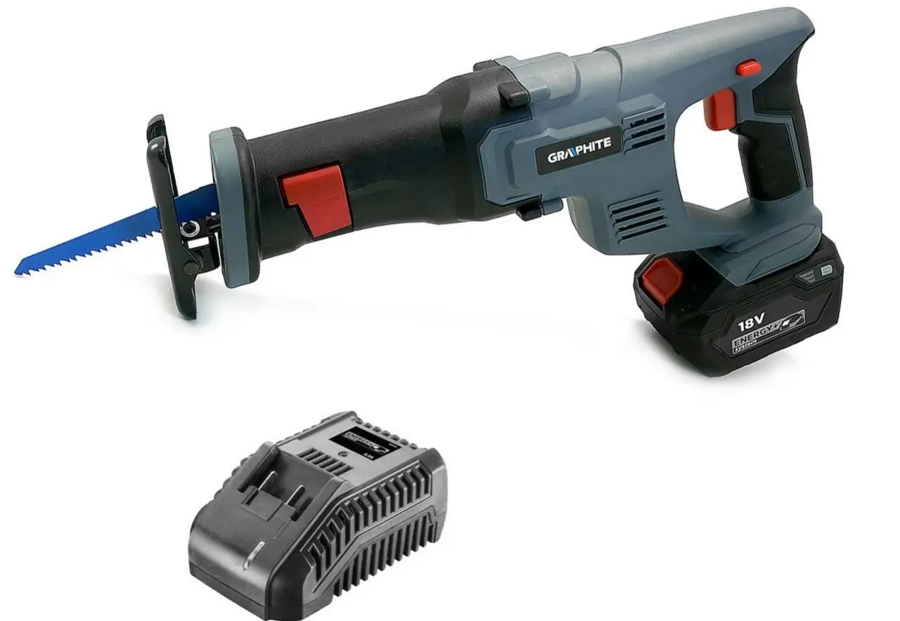 Аккумуляторная сабельная пила Graphite Energy+ 750031