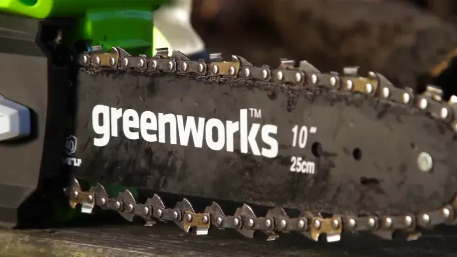 Аккумуляторная цепная пила GreenWorks G24CS25 (Green/Black)