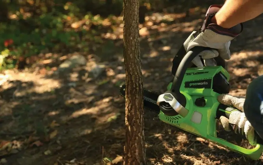 Аккумуляторная цепная пила GreenWorks G24CS25 (Green/Black)