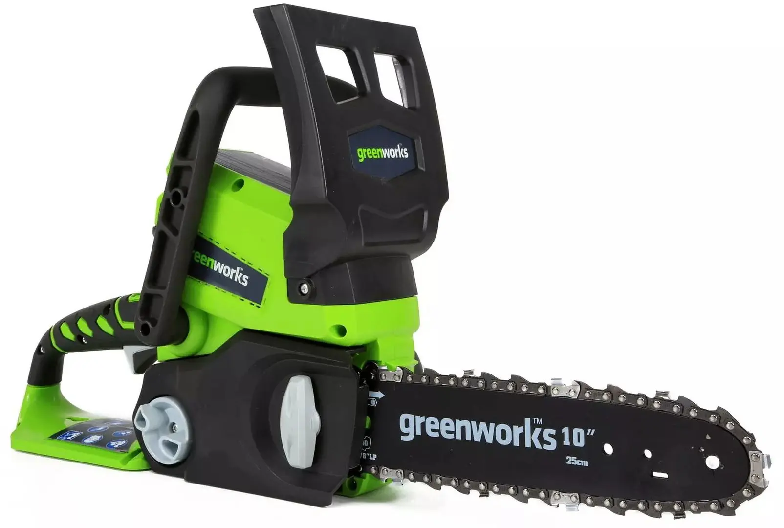 Аккумуляторная цепная пила GreenWorks G24CS25 (Green/Black)