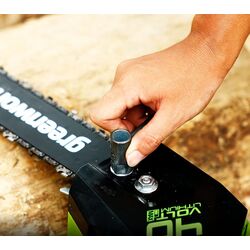 Аккумуляторная цепная пила Greenworks GD40CS18 (Green/Black) Thumb
