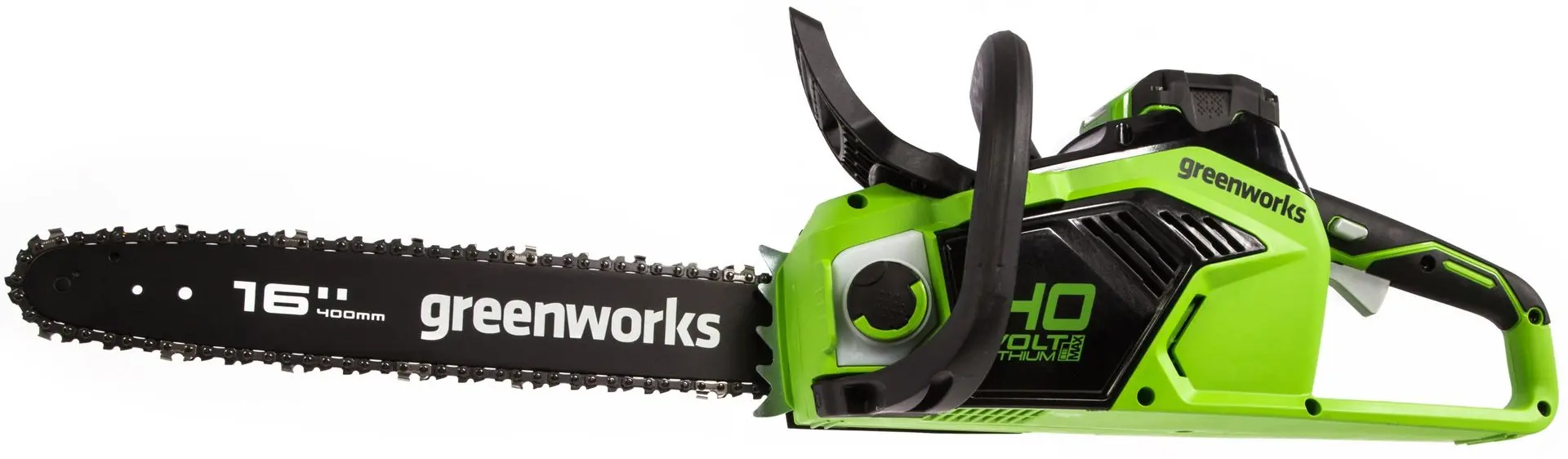 Аккумуляторная цепная пила Greenworks GD40CS18K4 (Green/Black) - 2