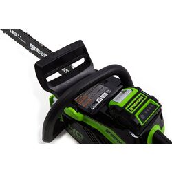 Аккумуляторная цепная пила Greenworks GD40CS18K4 (Green/Black) Thumb