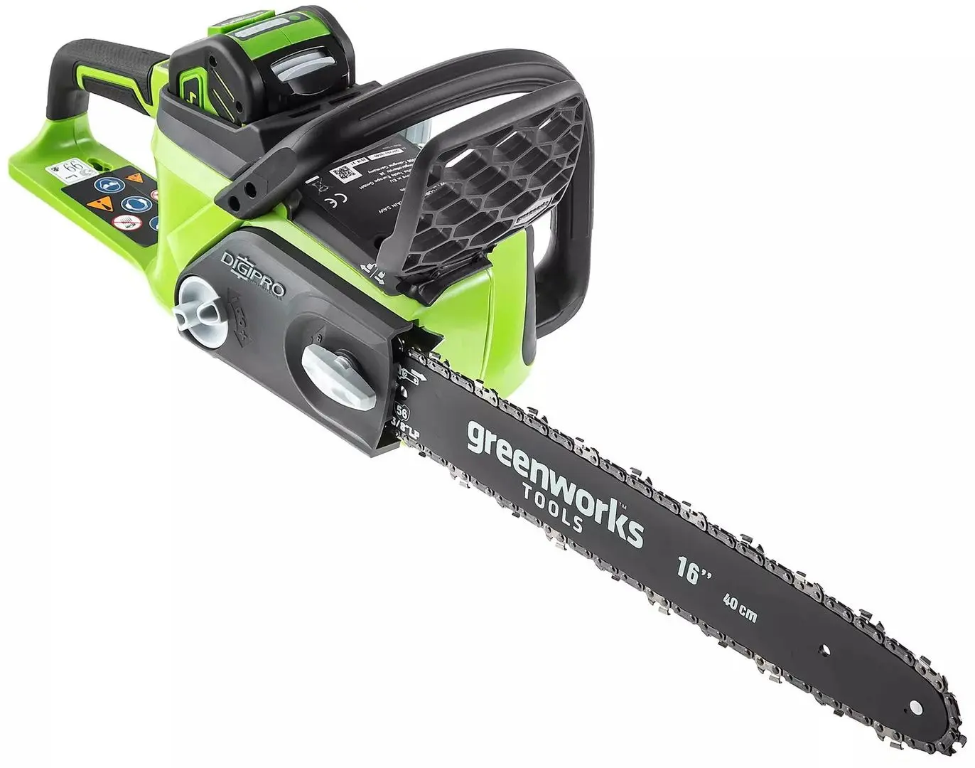 Fierastrau cu lant cu acumulator GreenWorks GD40CS40 (Green/Black)