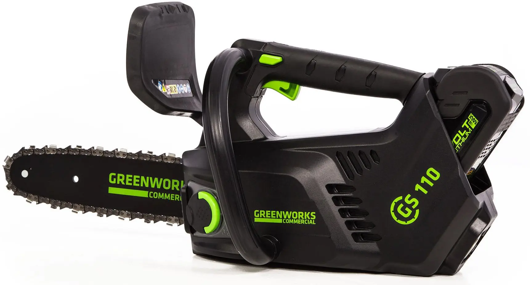 Аккумуляторная цепная пила Greenworks GD40TCS (Black/Green) - 2
