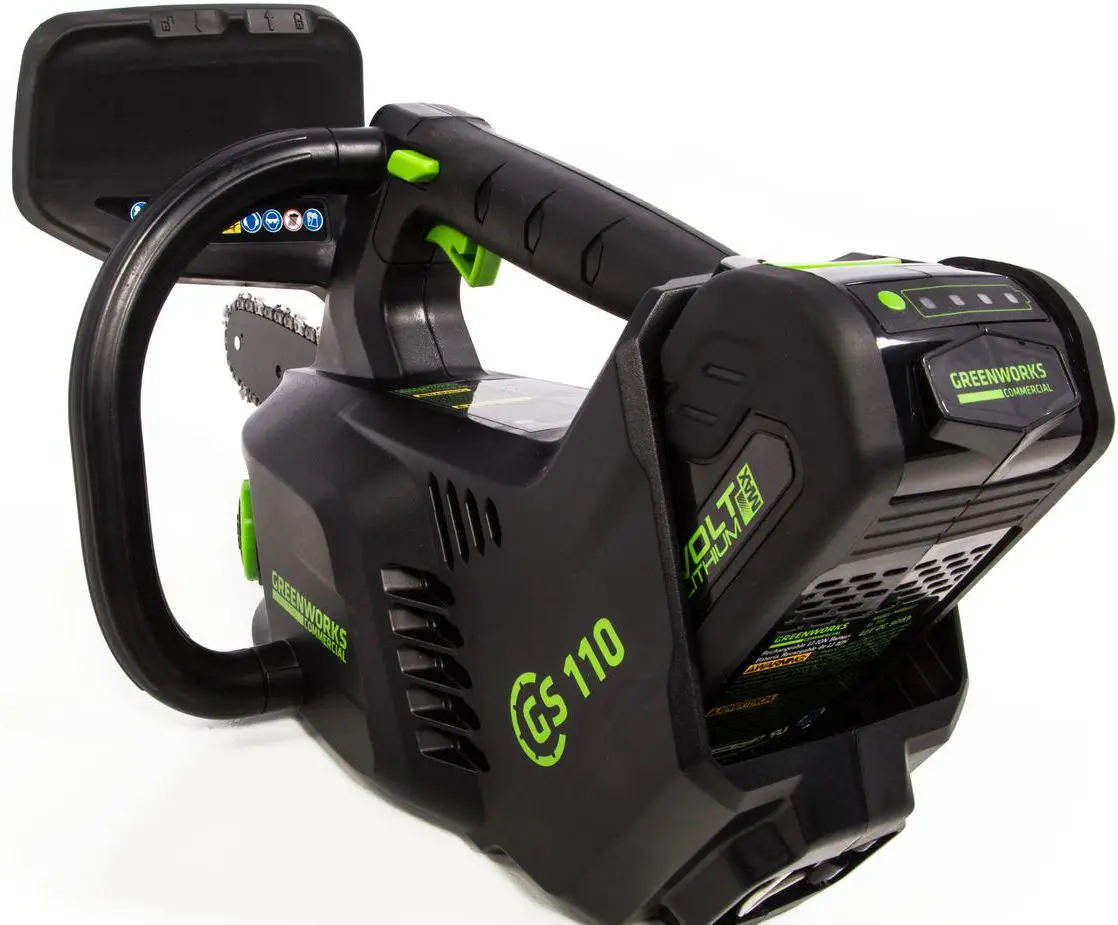 Аккумуляторная цепная пила Greenworks GD40TCS (Black/Green) - 3