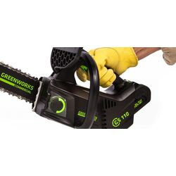 Аккумуляторная цепная пила Greenworks GD40TCS (Black/Green) Thumb