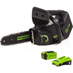 Аккумуляторная цепная пила GreenWorks GD40TCSK2 (Green/Black)