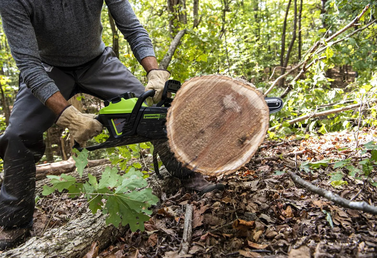 Fierastrau cu lant pe acumulator GreenWorks GD60CS40 Solo - 7