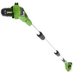 Taietor cu acumulator Greenworks G24PS20 (Green) Thumb