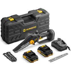 Аккумуляторная цепная пила Humberg HM-421 542100 (Yellow/Black)