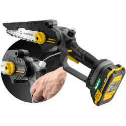 Аккумуляторная цепная пила Humberg HM-421 542100 (Yellow/Black) Thumb