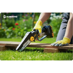 Аккумуляторная цепная пила Humberg HM-421 542100 (Yellow/Black) Thumb