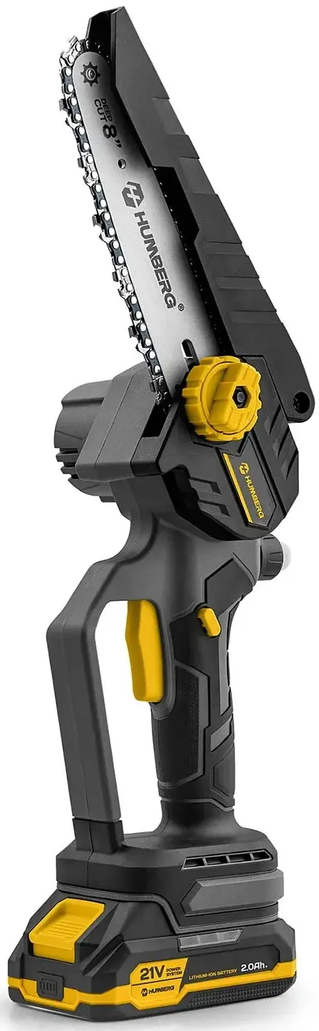 Аккумуляторная цепная пила Humberg HM-421 (Yellow/Black) - 2