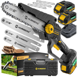 Аккумуляторная цепная пила Humberg HM-421 (Yellow/Black) Thumb
