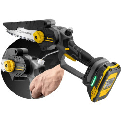 Аккумуляторная цепная пила Humberg HM-421 (Yellow/Black) Thumb