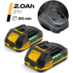 Аккумуляторная цепная пила Humberg HM-421 (Yellow/Black) Thumb