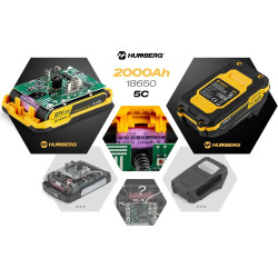 Аккумуляторная цепная пила Humberg HM-421 (Yellow/Black) Thumb