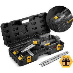 Аккумуляторная цепная пила Humberg HM-421 (Yellow/Black) Thumb