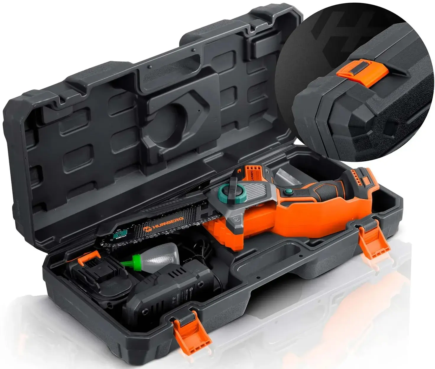 Аккумуляторная цепная пила Humberg HM-437 543701 (Multicolour) - 8