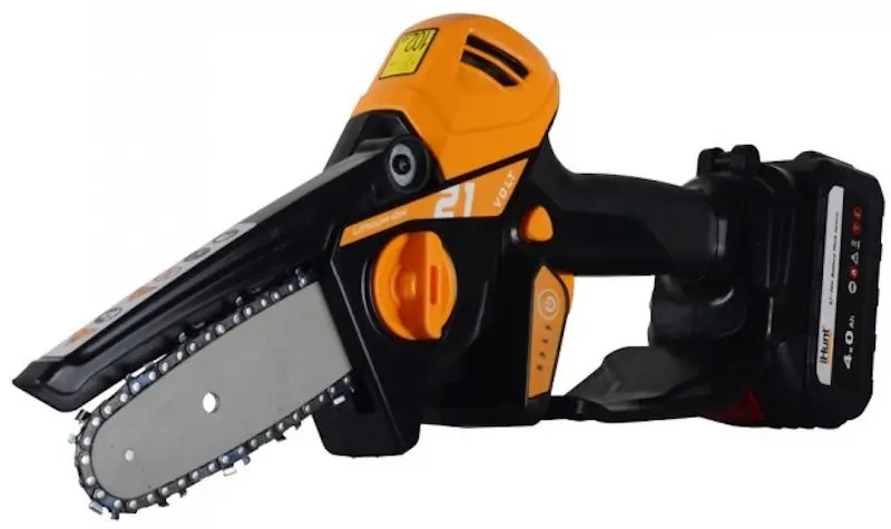 Ferestrau cu lant cu acumulator iHunt Strong Chainsaw 21V Power 4Ah Set