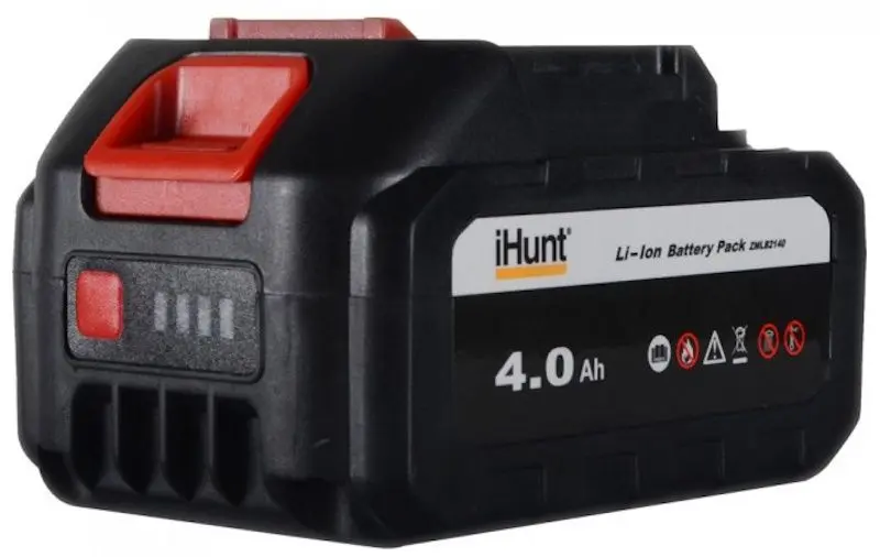 Ferestrau cu lant cu acumulator iHunt Strong Chainsaw 21V Power 4Ah Set