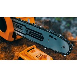 Аккумуляторная цепная пила Ingco CGSLI20128 Solo Thumb