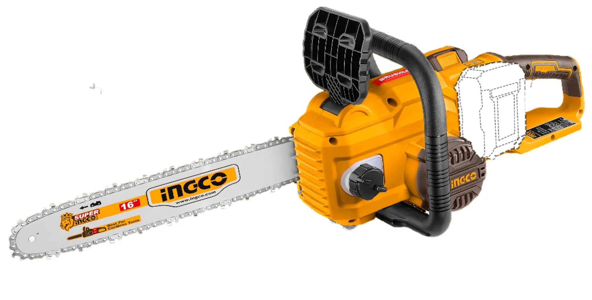 Аккумуляторная цепная пила Ingco Super CGSLI40168