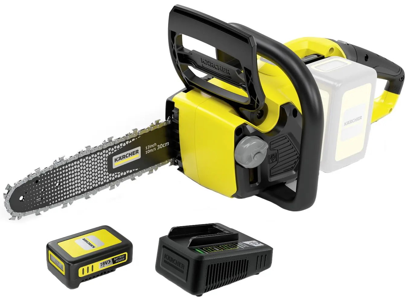 Аккумуляторная цепная пила Karcher CNS 18-30 Battery + Battery Power 18/25 Set