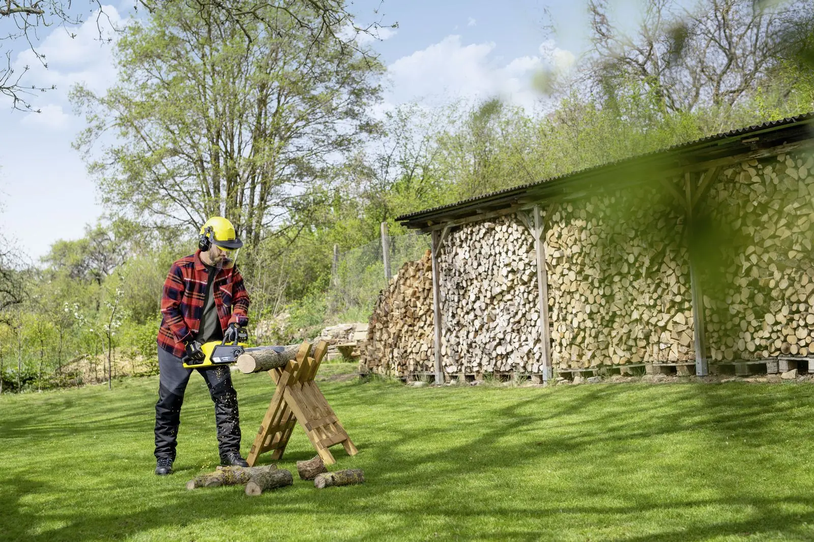 Аккумуляторная цепная пила Karcher CNS 36-35 Battery - 2