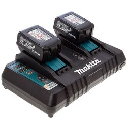 Аккумуляторная цепная пила Makita DUC353PR2 + BL1830B + DC18RD Thumb
