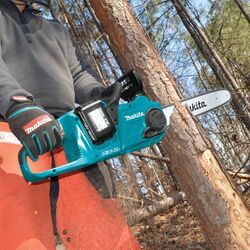 Аккумуляторная цепная пила Makita DUC353PR2 + BL1830B + DC18RD Thumb