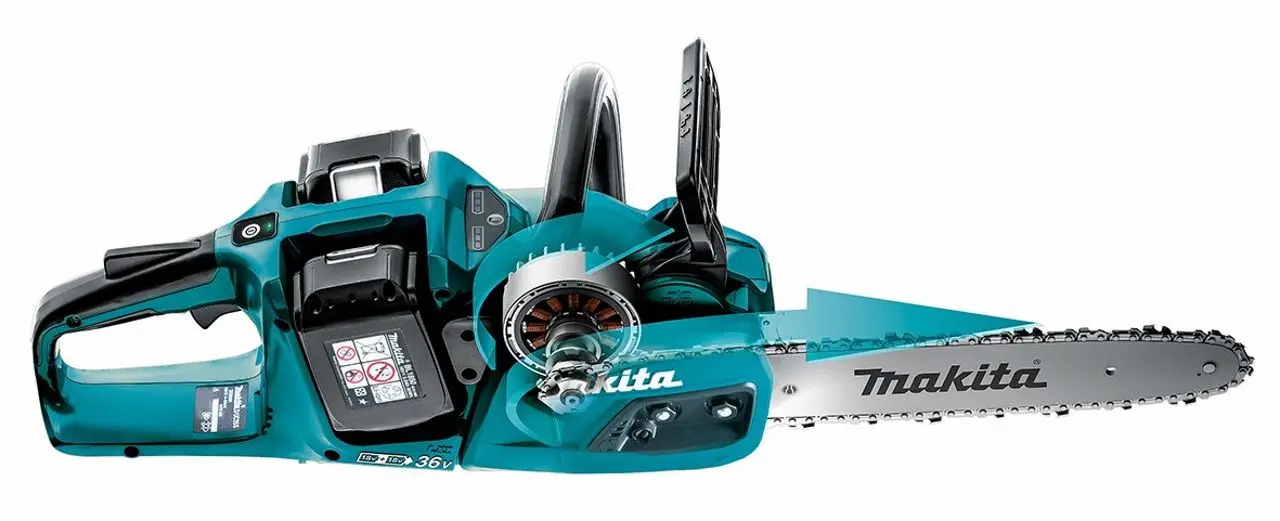 Аккумуляторная цепная пила Makita DUC355PT2 2x5Ah - 2
