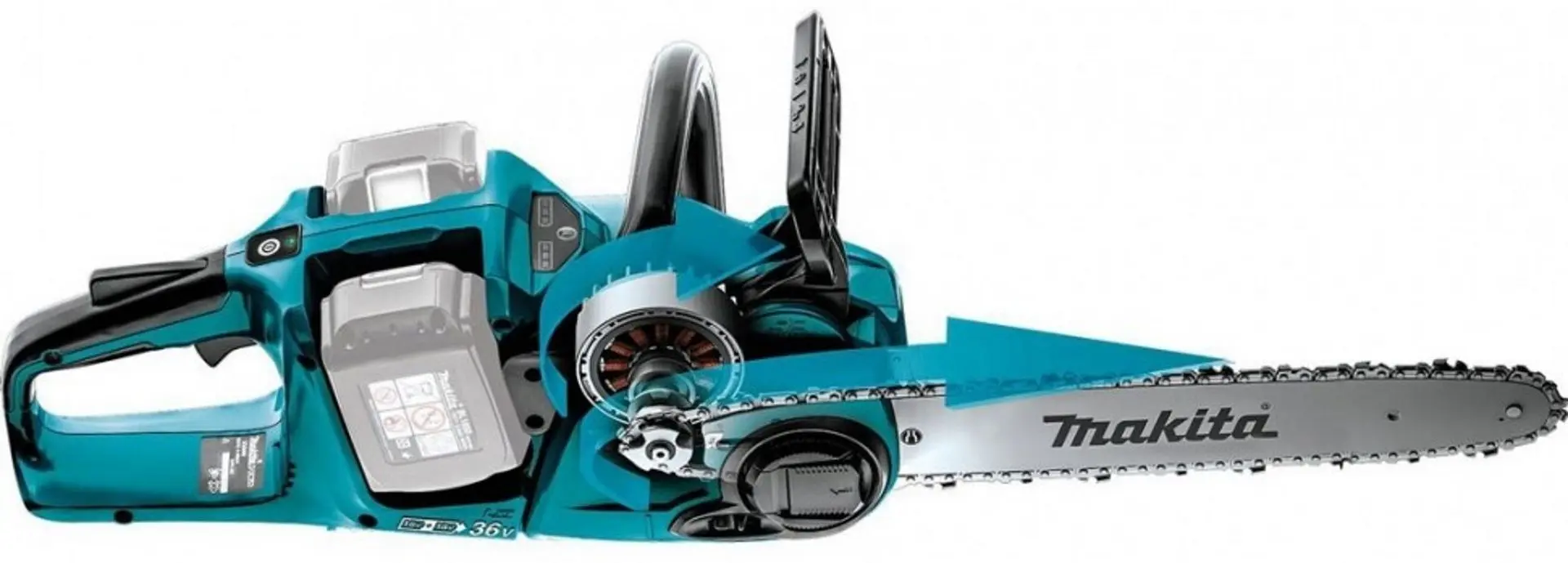 Аккумуляторная цепная пила Makita DUC355Z Solo
