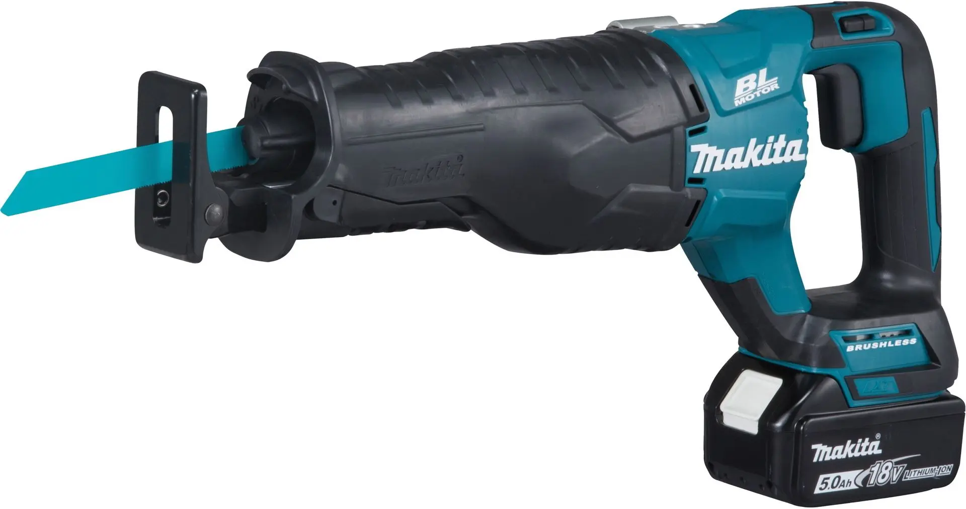 Аккумуляторная сабельная пила Makita DJR187RTE + BL1850B 5.0Ahx2 Set - 2
