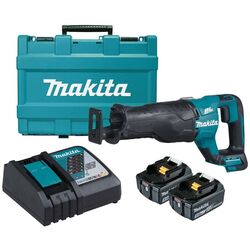 Аккумуляторная сабельная пила Makita DJR187RTE + BL1850B 5.0Ahx2 Set