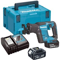 Аккумуляторная сабельная пила Makita DJR188RTJ + BL1850B 5.0Ahx2 Set