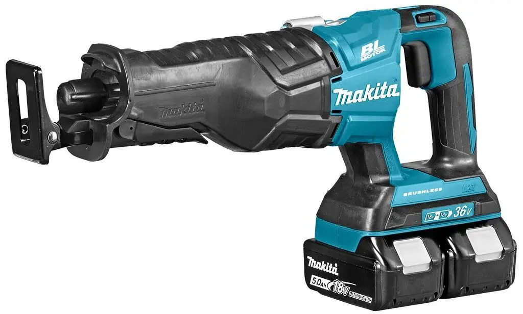 Аккумуляторная сабельная пила Makita DJR360PT2 + BL1850B 5.0Ahx2 Set - 2