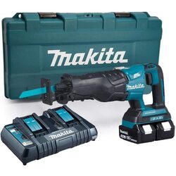 Аккумуляторная сабельная пила Makita DJR360PT2 + BL1850B 5.0Ahx2 Set