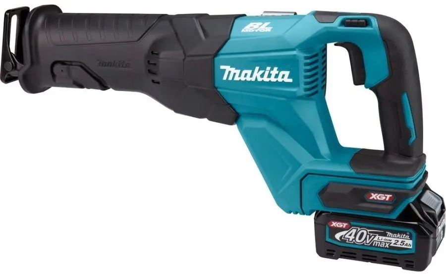 Аккумуляторная сабельная пила Makita JR001GD201 + BL4025 2.5.0Ahx2 Set - 2