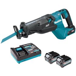 Аккумуляторная сабельная пила Makita JR002GD201 + BL4025 2.5Ahx2 Set Thumb