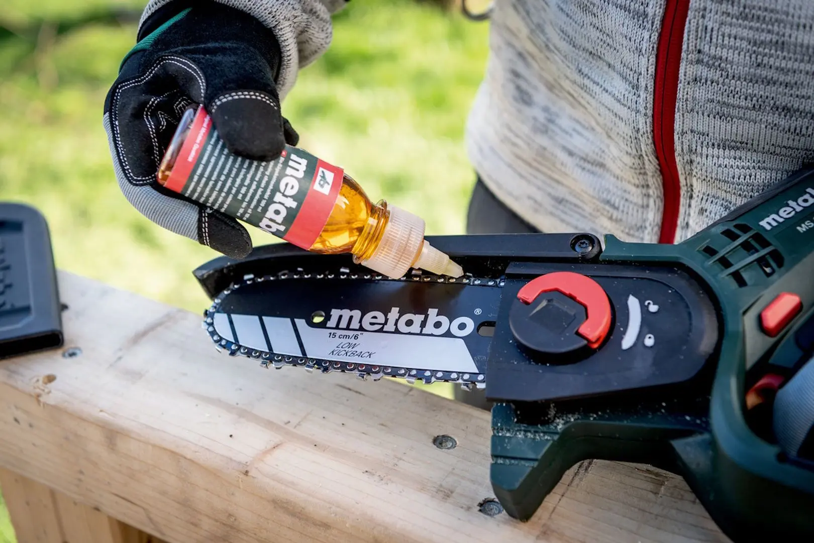 Аккумуляторная цепная пила Metabo MS 18 LTX 15 Set - 4